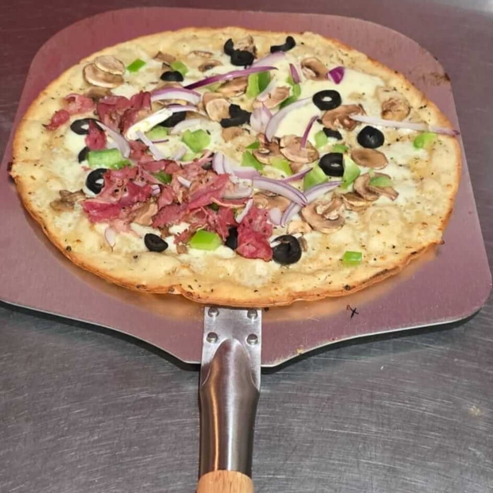 Savor our gluten free pizza