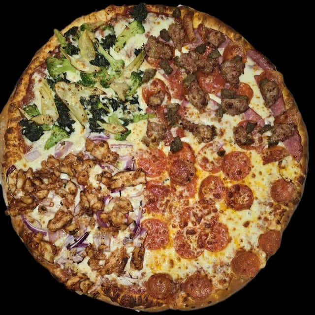 Four Quarter Pizza.