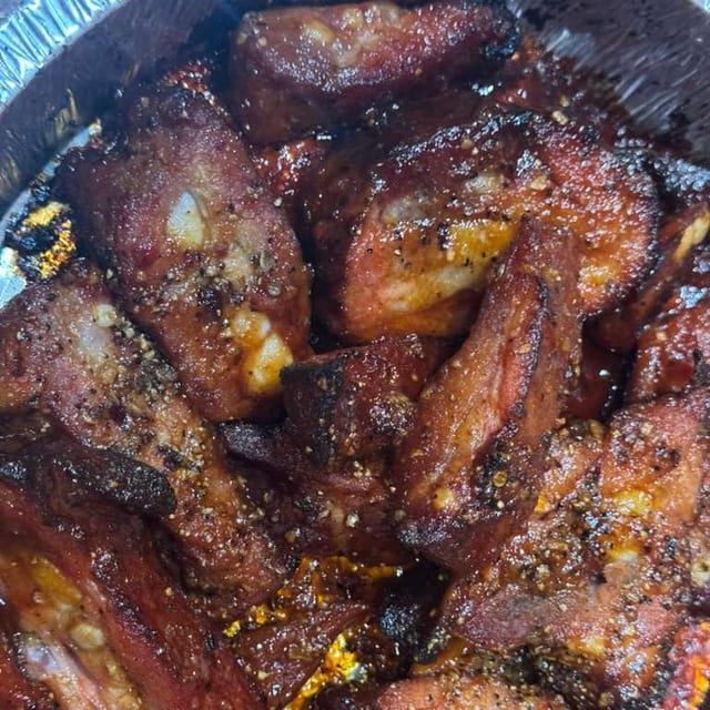 BBQ Rib Tips.