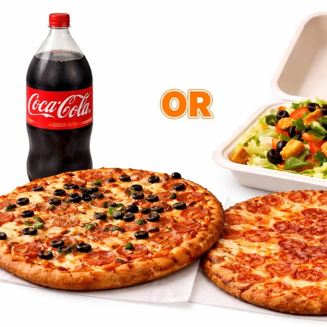 Two Pizzas Special.